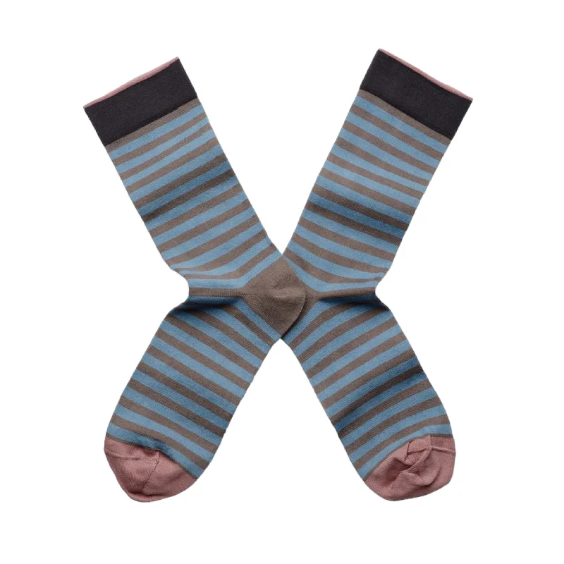 STRIPE SOCKS - PEPPER