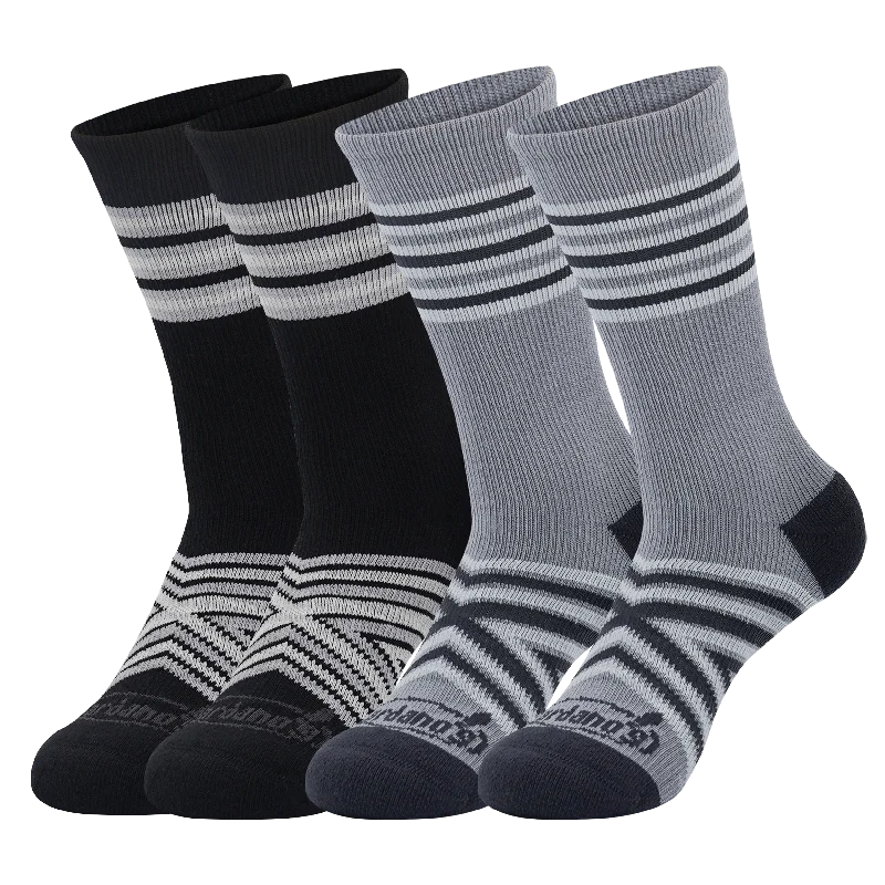 Men's Crew Socks Targeted Cushion 2-Pack