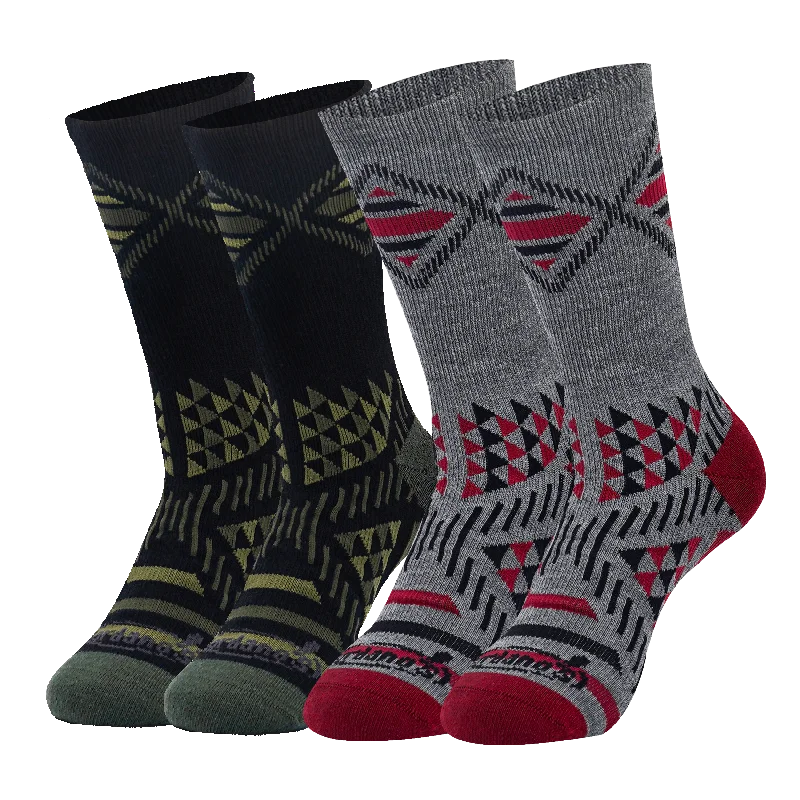 Men's Crew Socks No Cushion 2-Pack