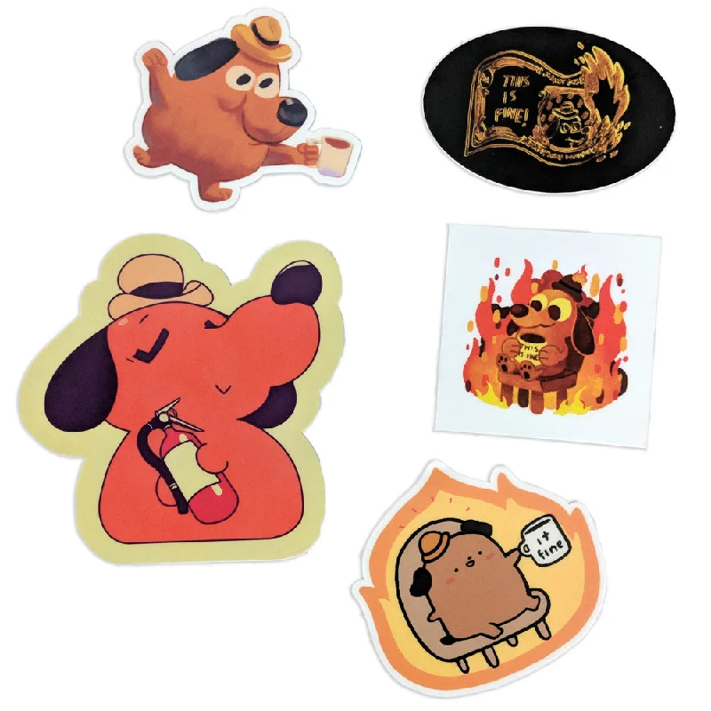 This is Fine Guest Artist Stickers!