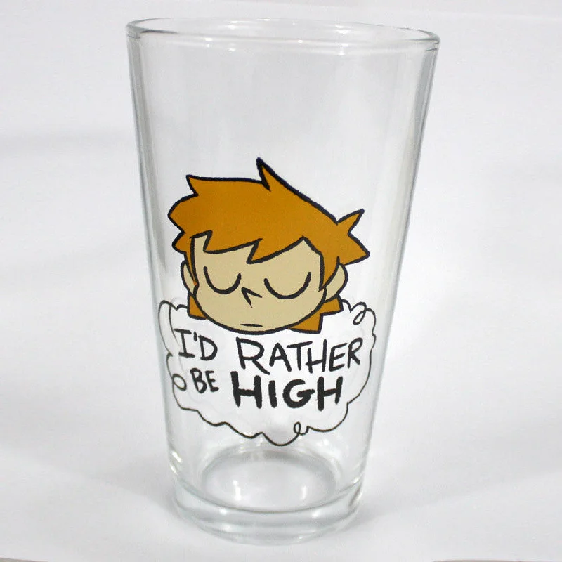 I'd Rather Be High Pint Glass