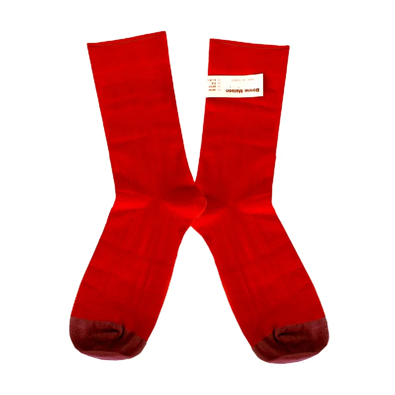 SOLID SOCKS - RED