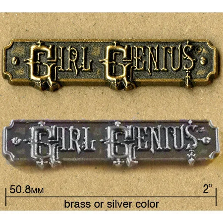 Girl Genius Logo Pin