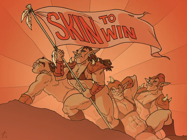 Skin To Win Print