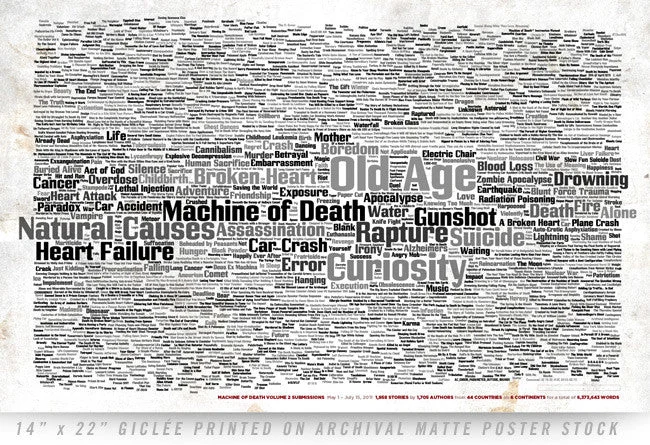 Machine of Death Book 2 Commemorative Poster