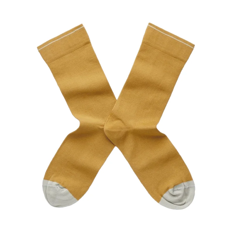 SOLID SOCKS - OCHRE