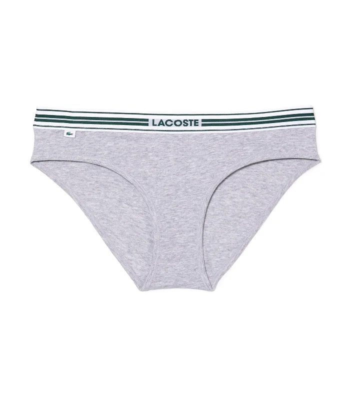 Contrast Logo Waist Briefs Silver Chine