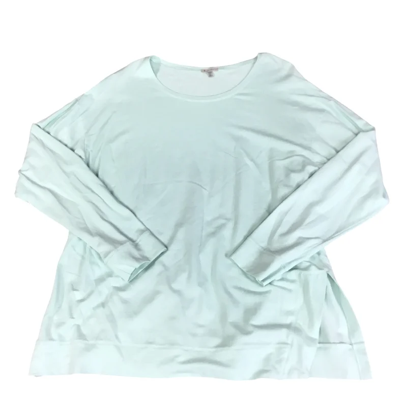 Top Long Sleeve By Modadoc In Green, Size: Xl